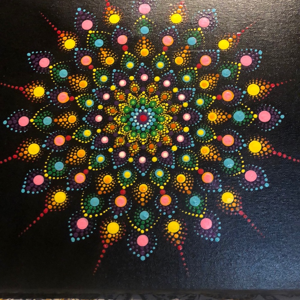 “The Lions Tooth”  Pointallism Art